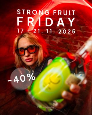 Zabudnite na Black Friday. Prichádza STRONG FRUIT FRIDAY. 🔥 Od 17. do 21. novembra si môžete vychutnať všetky príchute...
